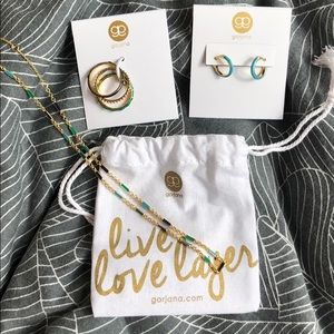 Gorjana teal jewelry set - march 2020 collection